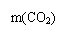 ı: m(CO2)